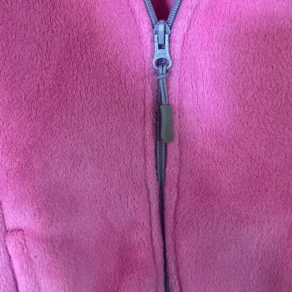 DANSKIN PINK FLUFF JACKET polar fleece jacket used - Picture 6 of 10